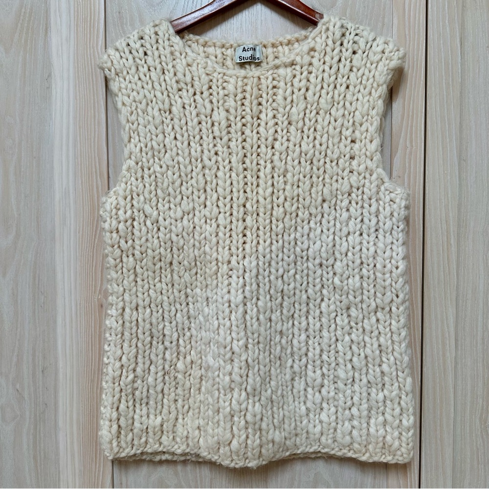 Acne Studios Heavy Wool Vest Size M